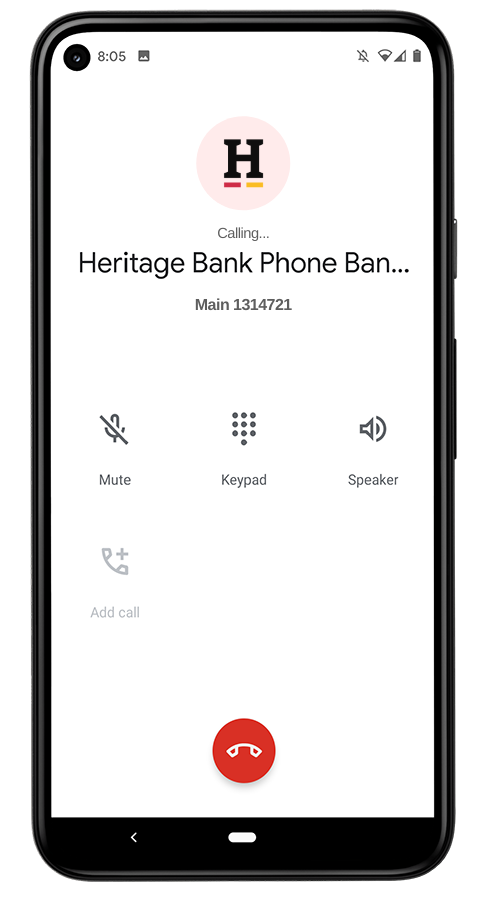 Phone Banking with Heritage Bank