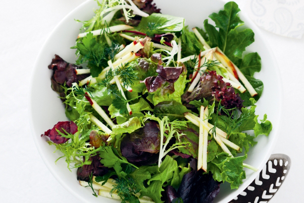 Garden Salad with Lemon Dressing
