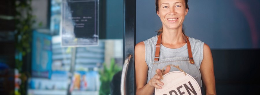 Open for Business Florist Worker Open for Business Florist Worker