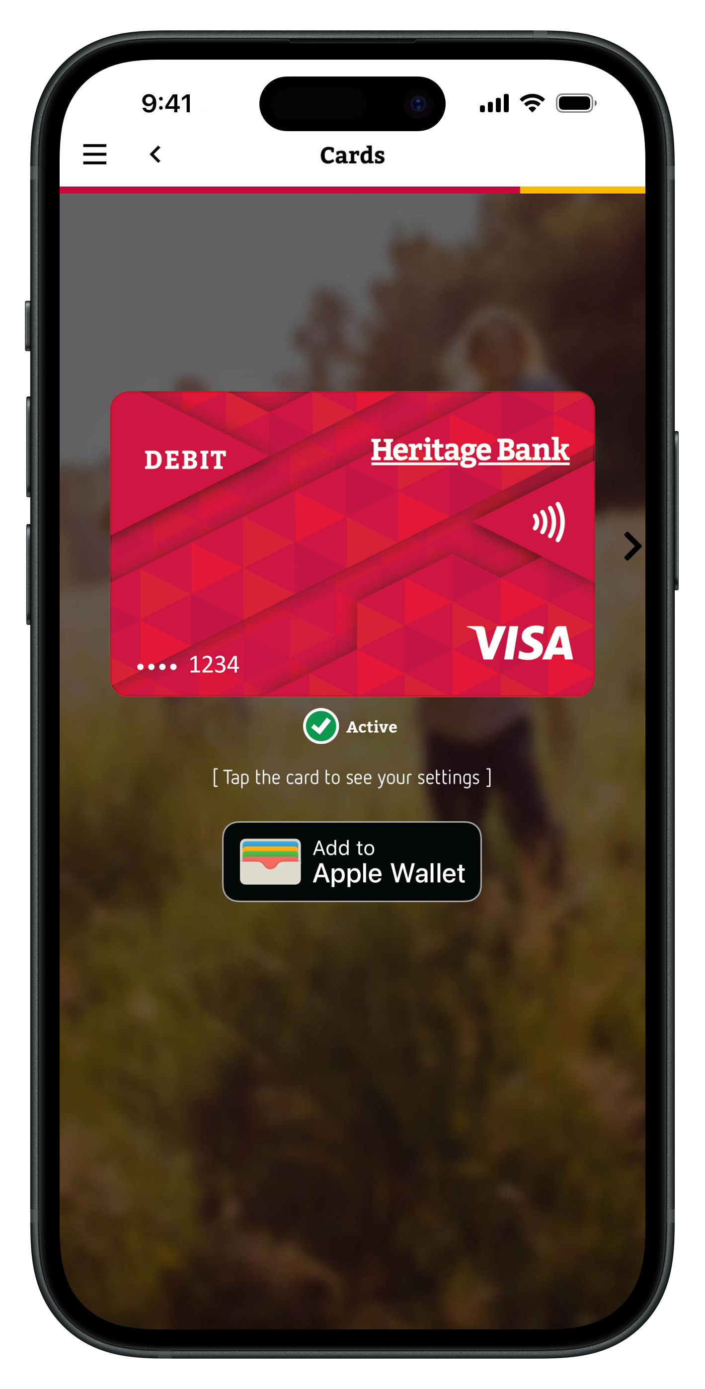 Add Apple Pay in the Mobile Banking App