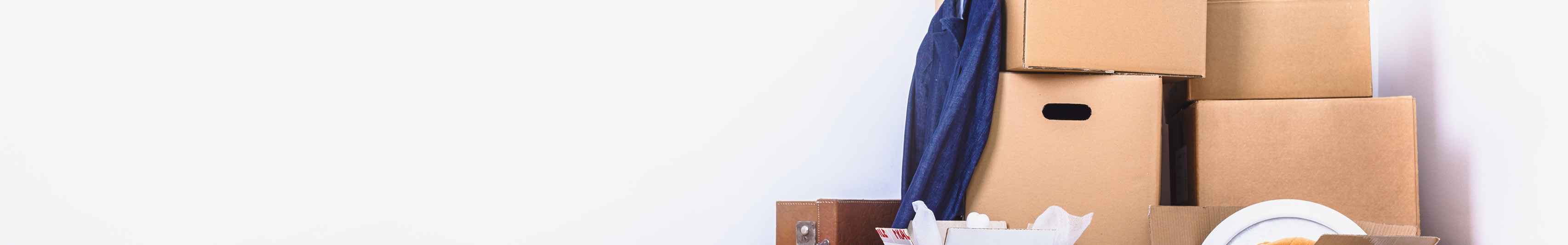 Packing boxes for moving house with a new home loan